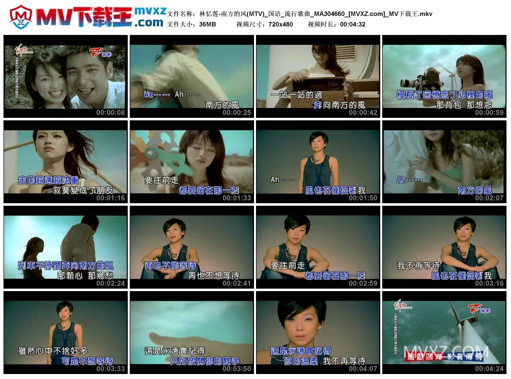 林忆莲-南方的风(MTV)_国语_流行歌曲_MA304660